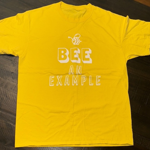 Yellow Graphic Tee - Bee An Example - Picture 1 of 6